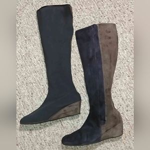 Thierry Rabotin tall wedge boots